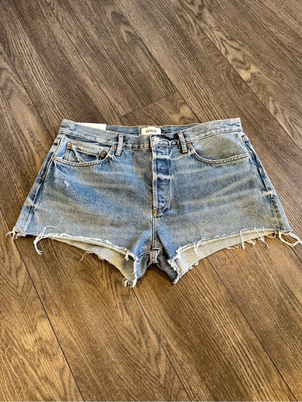 NEW Agolde Parker Denim Shorts Chorus - Size 32